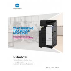 bizhub ONE i-Series 751i Brochure